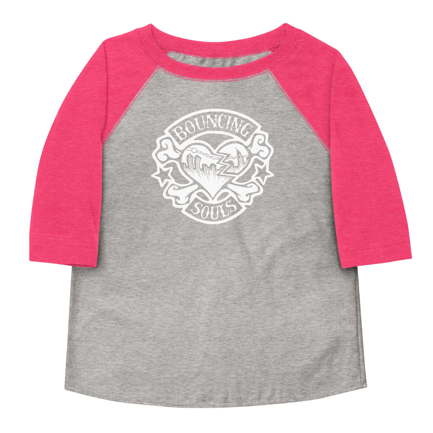 Rocker Heart Toddler Baseball Tee