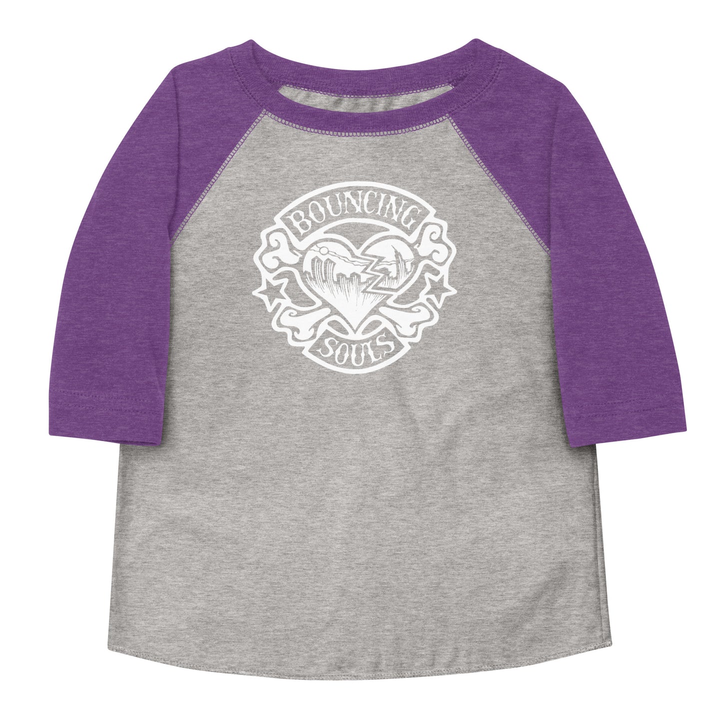 Rocker Heart Toddler Baseball Tee