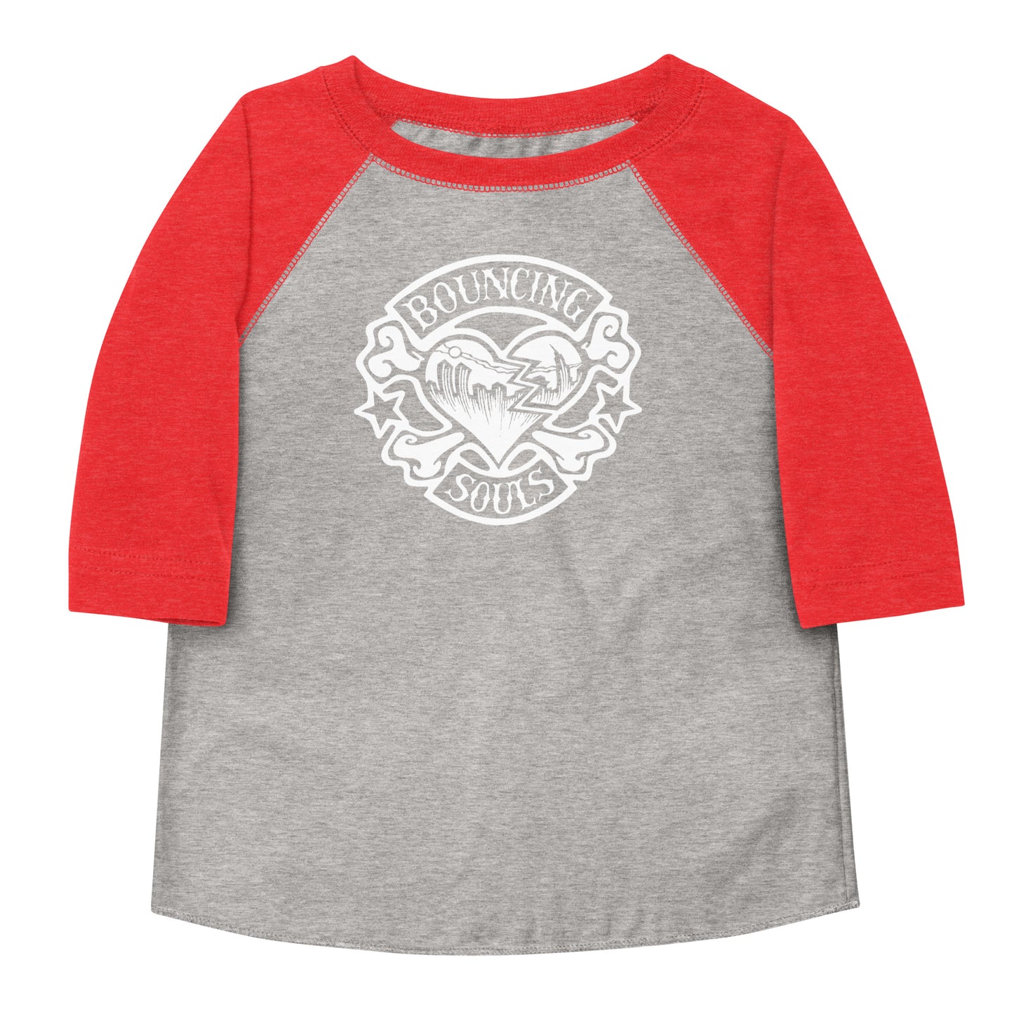 Rocker Heart Toddler Baseball Tee